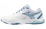 Обувь для бадминтона Mizuno Wave Fang 2 унисекс, White/Blue - фото