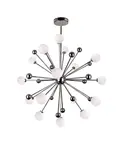 Люстра Element 17 light Cwi Lighting, chrome - фото