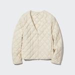 Куртка утепленная Uniqlo Warm Padded Quilted, коричневый - фото 7