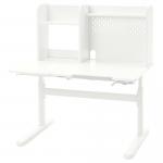 Детский письменный стол BERGLARKA IKEA, 100x70 см, белый - фото 2