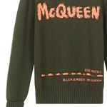 Alexander McQueen Свитер мужской army green - фото 5