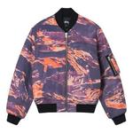 Куртка tigris bomber 'purple' Stussy, фиолетовый - фото