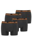 Боксеры HEAD Boxershorts Head Basic Boxer 4P, цвет 862 - dark shadow - фото