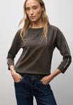 Топ Street One Long sleeved top, Braun/Brown - фото
