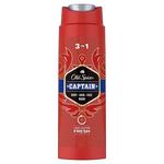 Очищающий гель и шампунь для лица и волос на теле Captain 3-в-1 для мужчин, длительная свежесть, 250 мл, Old Spice - фото