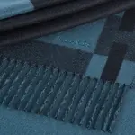 HERMES Кашемировый вязаный шарф мужской синий, Blue - фото 6