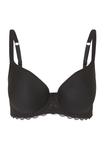 Женский бюстгальтер-спейсер с кружевным бантом Amorous mey, черный - фото