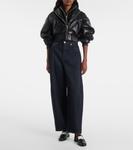 Кожаная куртка-бомбер Givenchy, черный - фото 8