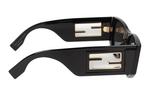 FENDI Солнцезащитные очки квадратной формы, Black - фото 7