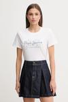 Хлопковая футболка Pepe Jeans, белый - фото