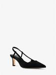 Замшевые туфли Alora slingback Michael Kors, черный - фото