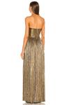 Платье Bronx and Banco Florence Strapless Gown, золотой - фото 3