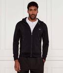 Свитер с провисающим ребром Regular fit Boss Green, черный - фото