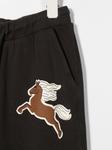Mini Rodini спортивные брюки с графичным принтом, черный - фото 3