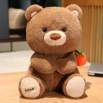 Tranquility and elegance Ruyi Brown Bear, Cute Sitting Pose Dolls Plush Doll - фото 2