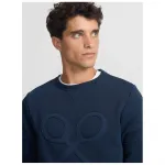 Толстовка Silbon Embossed Racket, синий - фото 5