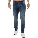 Мужские дизайнерские джинсы гиперстрейч Eto, синий - фото