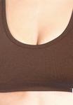Бюстгальтер Smilodox SENA PLUNGING BACK, Dunkelbraun/Dark Brown - фото 4