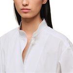 Платье с длинными рукавами SS26 HERMES, белый - фото 6