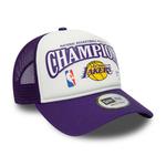 Кепка NBA LOS ANGELES LAKERS LEAGUE CHAMPIONS TRUCKER CAP New Era, цвет Lila - фото 3