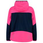 Куртка для девочек с фиксированным капюшоном, рипстоп - дождевик Cmp, черный - фото 2