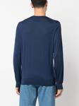 Zegna шерстяной джемпер тонкой вязки, синий - фото 4