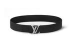 Ремень Louis Vuitton Leather Belts, черный - фото