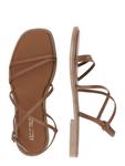 Сандалии с ремешками ABOUT YOU Melis, коричневый - фото 2