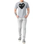 Футболка унисекс серая CDG, серый - фото 4