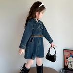 Платье для девочек PROTECTCAMEL, темно-синий - фото 5