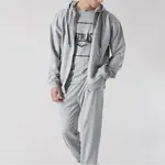 Толстовка Everlast Back square logo full zip, серый - фото 3