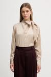 Блуза Sisley, бежевый - фото