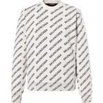 Балэнсиага Мини Лого Повсюду Свитер Экрю - фото