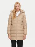 Пуховик стандартного кроя Tommy Hilfiger, бежевый - фото