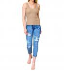 Main Street Майка бежевого цвета Cozy Casual - фото