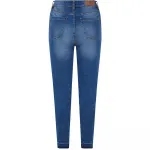 Джинсы Urban Classics Skinny Open Hem high waist, синий - фото 4