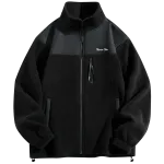 Warrior Пальто бархатистое на ощупь Унисекс, Тёмно-серый - фото 2