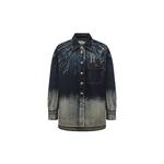 Feng Chen Wang Градиентная джинсовая куртка, Blue - фото