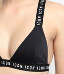 Верх бикини Dsquared2, черный - фото 4