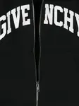 Худи на молнии с логотипом Givenchy Kids, черный - фото 3