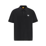 Мужская поло CAT, черный - фото