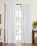 Штора Harrow Solid Blackout Window Curtain Panel Elrene Home Fashions, White, 52x84 - фото
