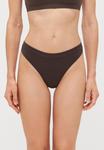 Трусы ONLY ONLVICKY THONG 3 PACK, Seal Brown/Brown - фото 2