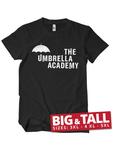 Футболка черного цвета Umbrella Academy - фото
