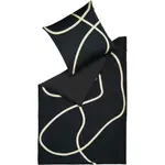 Образец кольца JustB! Постельное белье «Артси», (2 шт.) Musterring, черный - фото