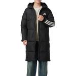 Пальто adidas LONG DOWN JKT Asia Sizing 'Black' - фото 3