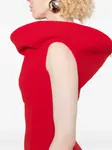 Платье миди с открытыми плечами Magda Butrym, красный - фото 5