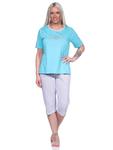 Ночное белье NORMANN, бирюзовый - фото