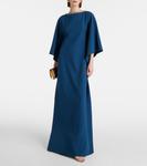 Платье Amarella из крепа с декором Safiyaa, Peacock With Multi Brights - фото 2