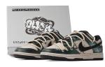 Мужские кроссовки для скейтбординга Nike Dunk Low, хаки/зеленый - фото